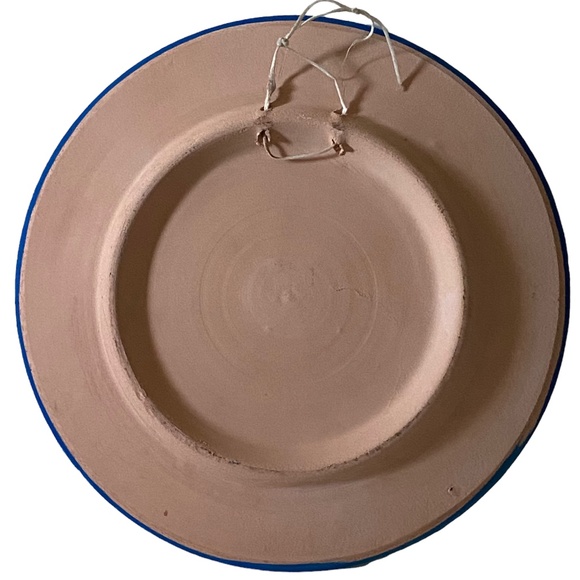 Sidi Bou Said Tunisia - Hand Painted Clay Plates - Picture 4 of 7